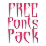 free fonts pack 14 android application logo